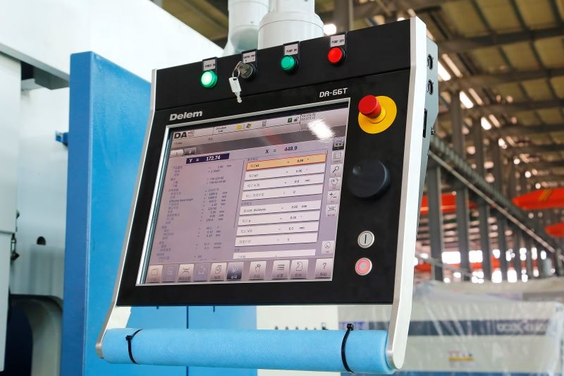 4 Axis Cnc Tandem Press Brake With Delem Da58t 2d Graphical Controller Листогибочный пресс Кнк 4 осей тандемный с графическим регулятором Делем Да58т 2д