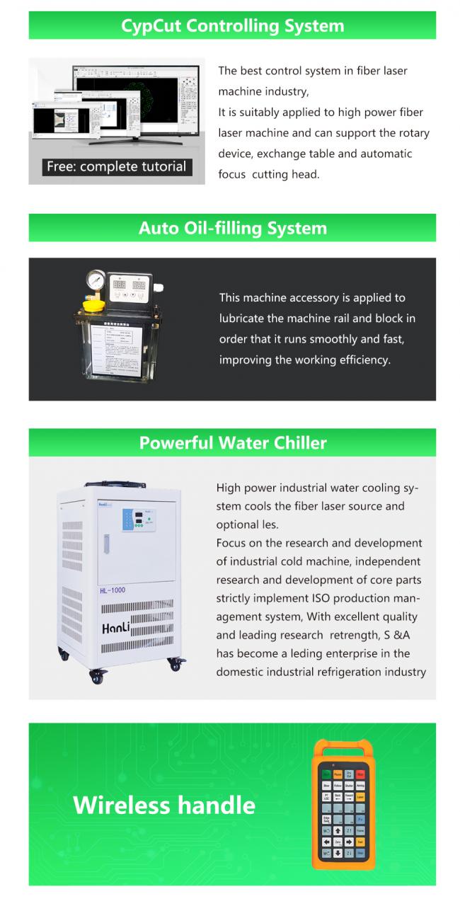 Углеродное железо Алюминий Металл Нержавеющая сталь Cnc Fiber Laser Cutting Machine
