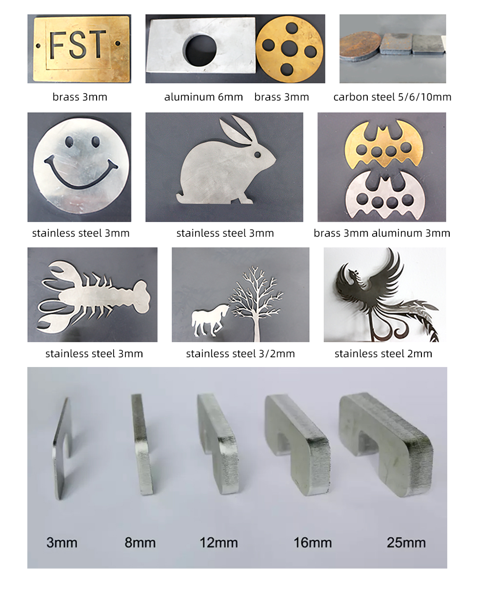 Углеродное железо Алюминий Металл Нержавеющая сталь Cnc Fiber Laser Cutting Machine