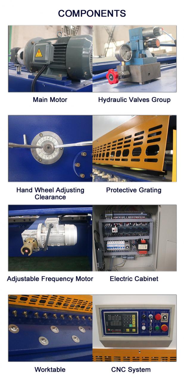 Cnc Nc Hydraulic Press Metal Guillotine Shear Machine For Carbon Stainless Steel Sheet Машина гильотинных ножниц металла гидравлического пресса Кнк Нк для листа нержавеющей стали углерода