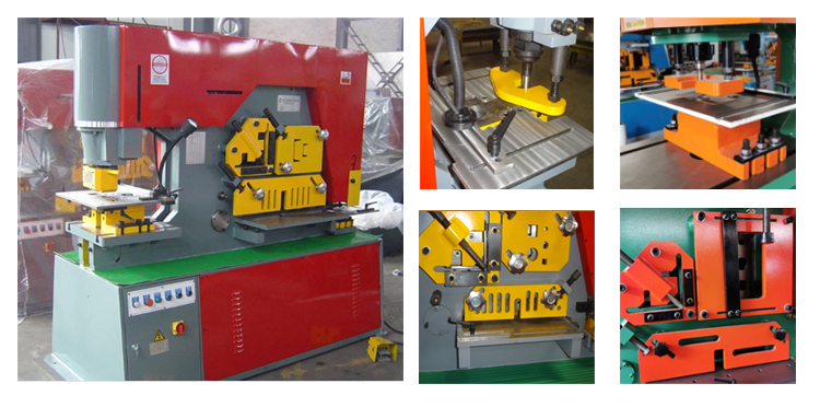 Q35y Hydraulic Ironworker Combined Drilling Machine Punching And Shearing Machine Q35y Гидравлический Ironworker Комбинированный сверлильный станок для штамповки и резки